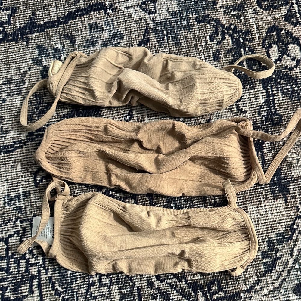 SKIMS Ribbed Face Mask Set - Neutral Tones (3-Pack)